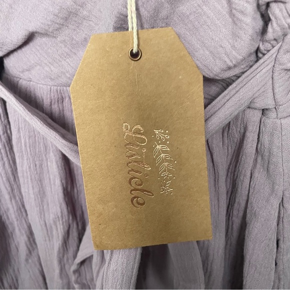 NWT Listiele Ruffle Detail Mini Dress - Size Large, Flirty & Feminine - Picture 3 of 12